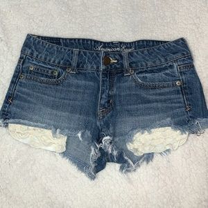 American eagle jean shorts